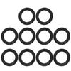 10pcs Steel Ribbed Lock Washer Spacers Washers Anti Skid Gaskets with Double Sided Ridges (M12)