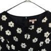 TOCCA Made In Japan Floral Short Sleeve One Piece Black French Sleeve Women Used