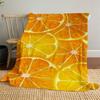 1PC Orange slicesOutdoor Flannel Blanket - Soft Plush Decor for Picnics, Camping, Bedroom, Playroom, Office, or Lunch Break 1339A