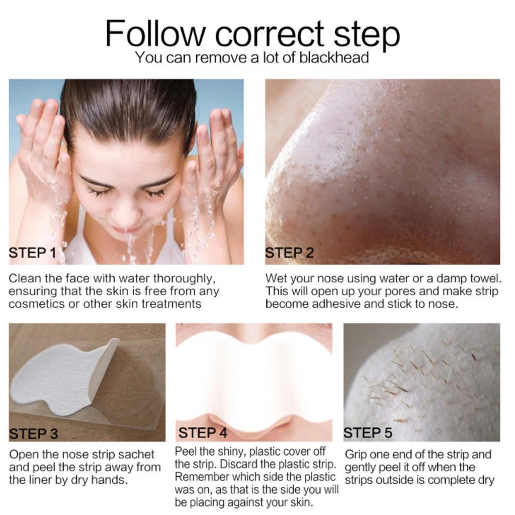 ROSOTENA Blackhead Strips Deep Cleansing Blackhead Remover Strips for Home Beauty Salon