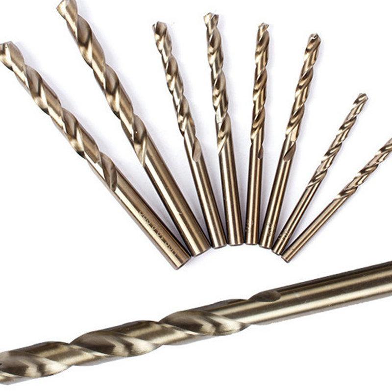 13-Piece Twist Drill Bit Set for Metal, Wood, Stainless Steel, 1-10mm Multifunctional Power Drill Heads