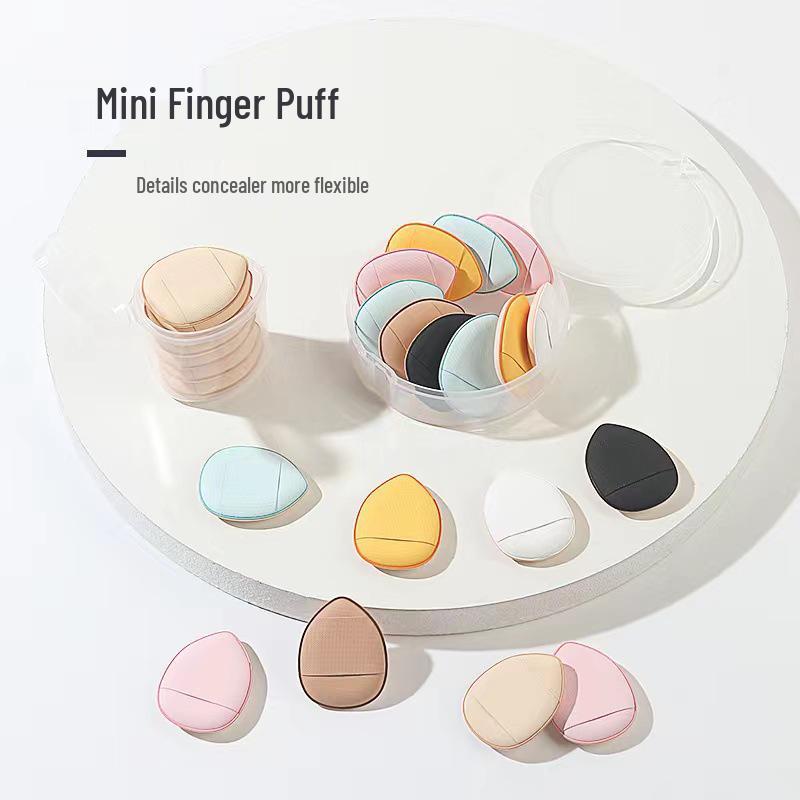 Mini Thumb Puff - Non-Absorbing Cushion Finger Sponge for Foundation and Concealer