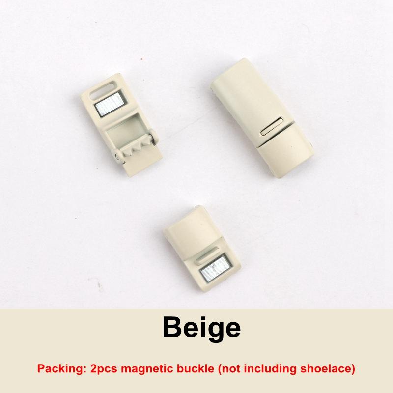 Matte Metal Shoelace Magnetic buckle Shoelaces magnetic Lock 28colors Shoes Accessories Sneaker Kits Metal Laces Buckle