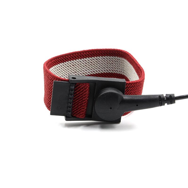 Rose Red PU Anti-static Wrist Strap with 1.8m Cord