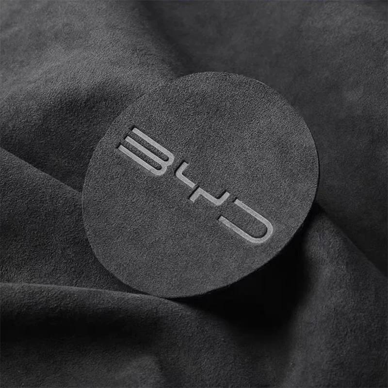 

For BYD Atto 3&yuan Plus SEAL SONG U Car Steering Wheel Sticker Suede Center Protective Sticker Accessories For Yuan Plus Atto 3