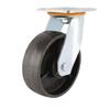 Heavy Duty High-Temp Swivel Caster Wheel, 4-8 Inch, Extra Thick Cast Iron, Industrial Load Bearing
