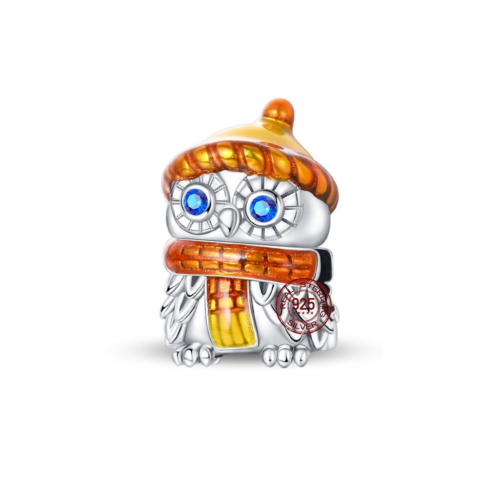 Copper Pet Animal Series Puppy And Kitten Cute Pet Lovely Charm Beads Suitable For 3Mm Original Bracelet Diy