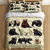 Greek Goat Garden Bedding Set King Queen Double Full Twin Single Size Duvet Cover Pillow Case Bed Linen Set