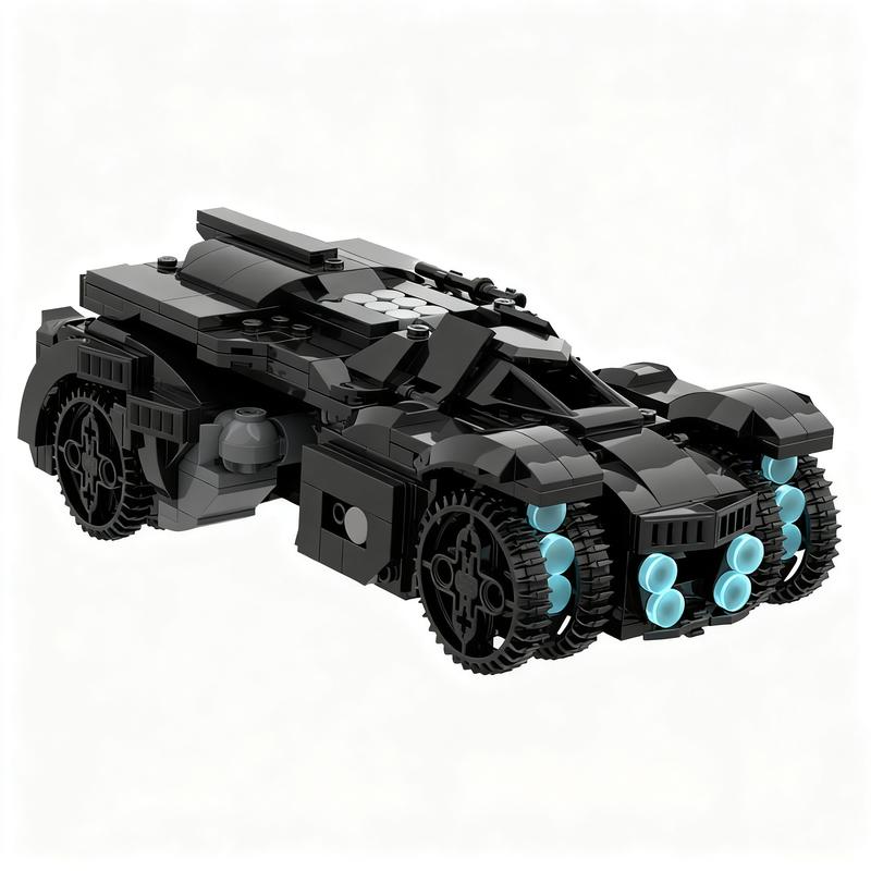 NEW 624PCS MOC Hero Movie Arkham Knight Batmobile Model Technology DIY Assembly Building Blocks Display Birthday Gift Building