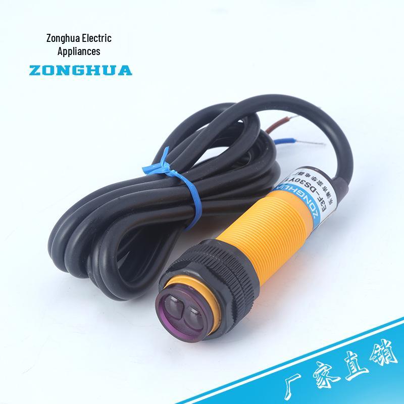 Streulicht Photoelektrischer Sensor E3F-DS30P1, DC Dreidraht PNP, Schließer, 6V-36V
