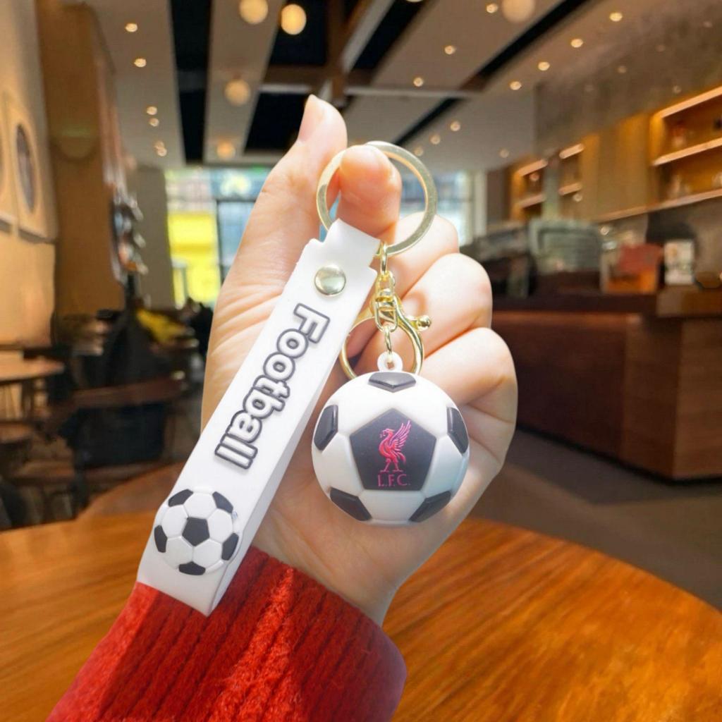 Portachiavi della Coppa del Mondo: Manchester United, Barcellona, Chelsea, Real Madrid, Ciondolo Souvenir Calcio Parigi.