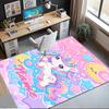 Custom Name Unicorn Printed Carpet,Rug for Office Chair Living Room Bedroom Kitchen Room Decor Gifts.