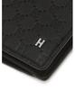 Hazzys Men Acc [Kington] Black Logo Pattern Cowhide Long Wallet Hjwa6F822Bk