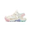 Li Ning Kids Sports Lifestyle Synthetic Leather Comfortable Versatile Soft Sole Sandals Kids Sandals Off-White YKUU044-2
