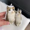 Squeeze Cat Voice Keychain With Sound Cat Plush Pendant Creative Meowl Keyring  Bag Pendant