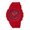 Casio Unisex Liquid Crystal/Analog Dual Display Series Red Watch GA-2100-4A(Watch4--)