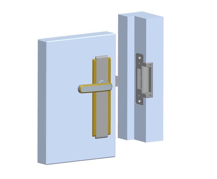 NO/NC Adjustable Fail Secure Short Plate ANSI Standard Heavy Duty Electric Strike Lock NO/NC Adjustable