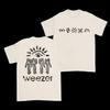 Weezer  North American City Gathering Tour Doublesided Comfortable and Breathable Vintage Tshirt Gift for Music Fans