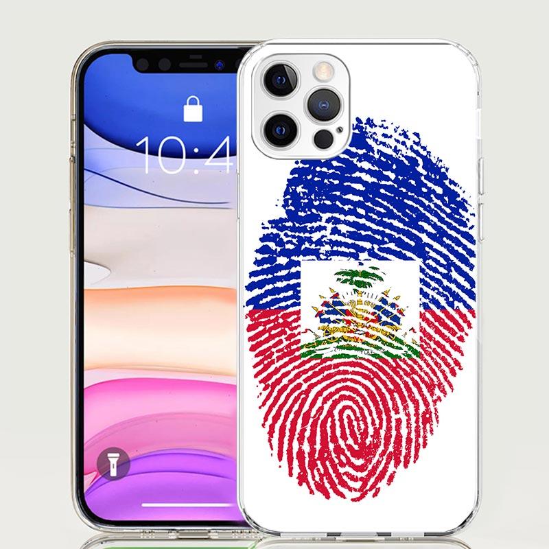 Haiti Haitian Flag Phone Case For iPhone 17 Air 16 15 Plus 11 14 Pro Max 13 Mini 12 7 8 + SE Pattern Art Customized Cover 17 Air