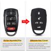 KEYYOU Silicone For Hyundai Entourage Kia Sedona Remote 5 Buttons Key Cover Case Fob 2006 2007 2008 2009 2010 2011 2012 2014