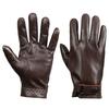 Unisex Patchwork Sheepskin Leather Gloves for Outdoor Cycling and Motorcycle Use