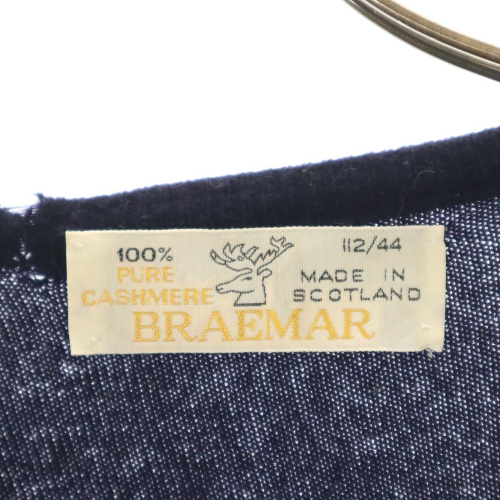 BRAEMAR 80s Made In Scotland 100% Cashmere Old Long Sleeve Sweater Knit Women Used