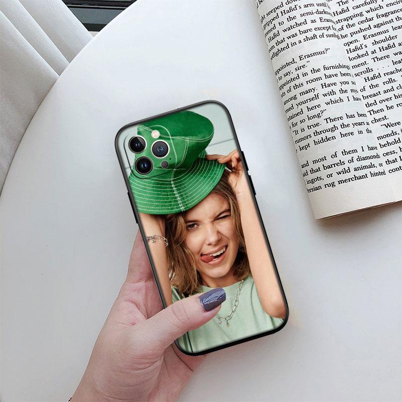 

Millie Bobby Brown New High-End Cover Phone Case for iPhone 16 15 14 13 Pro Max Plus Mini iPhone 13 Pro