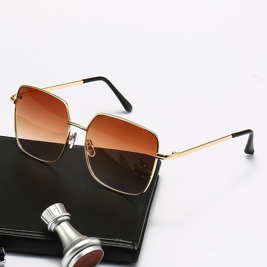 Unisex Sunglasses Comfortable Uv380 Sun glasses Polygonal Metal Frame Metallic Outdoor Eyeglasses For Outdoor Travel Daily Use