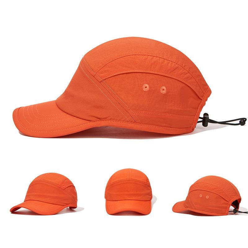 Quick-drying cap Tooling cap Men's and women's outdoor breathable waterproof baseball cap Drawstring elastic adjustment hat
