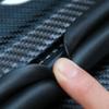JDM Car Door Sill Protection Sticker Carbon Fiber Decorative Strip  for Honda Mugen Power Accord Civic Vezel Crv City Jazz Hrv UH3