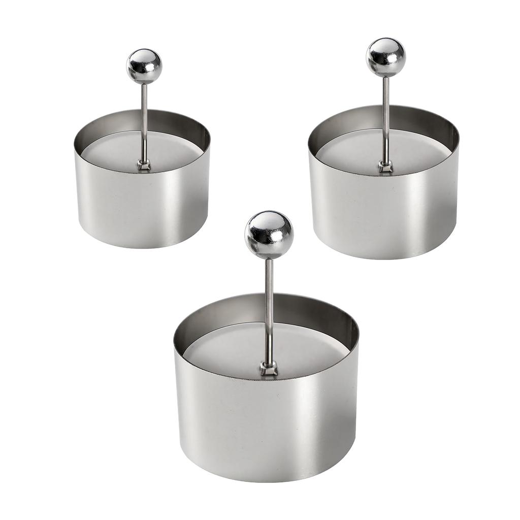 Easy To Use Cake Shaping Tool Safe Durable Easy To Clean Food Rings Stamper Suitable for Home Baking Cake Dessert