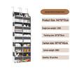 6-Layer Foldable Non-Woven Fabric Hanging Storage Bag for Dormitory and Door