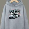 Kids' Casual Hooded Sweatshirt (Autumn/Winter) – Trendy Hoodie with Front & Back Graphics for Boys and Girls