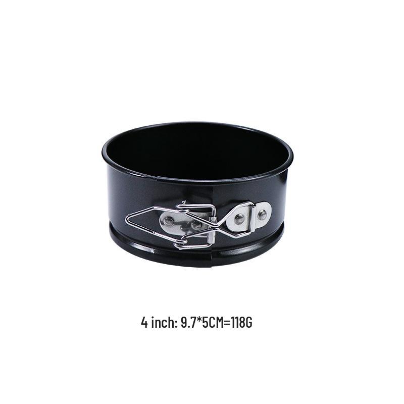 Thickened Carbon Steel Round Springform Cake Pan with Removable Bottom and Non-Stick Surface