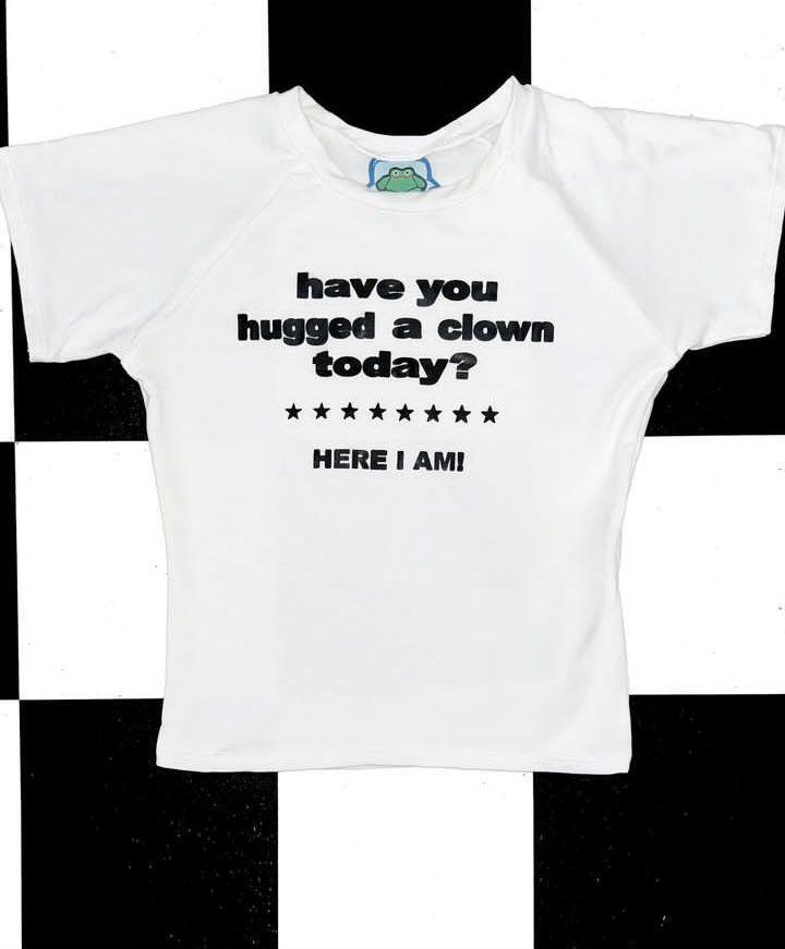 European and American Summer New Round Neck Pullover Short Sleeve Letter Multi-picture Printing Off the Navel European and American Women's Top T-shir