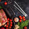 BBQ Tongs Stainless Steel Kitchen Tweezers Metal Cooking Tweezers Cooking Utensils for Salad Fish Steak Barbecue Buffet