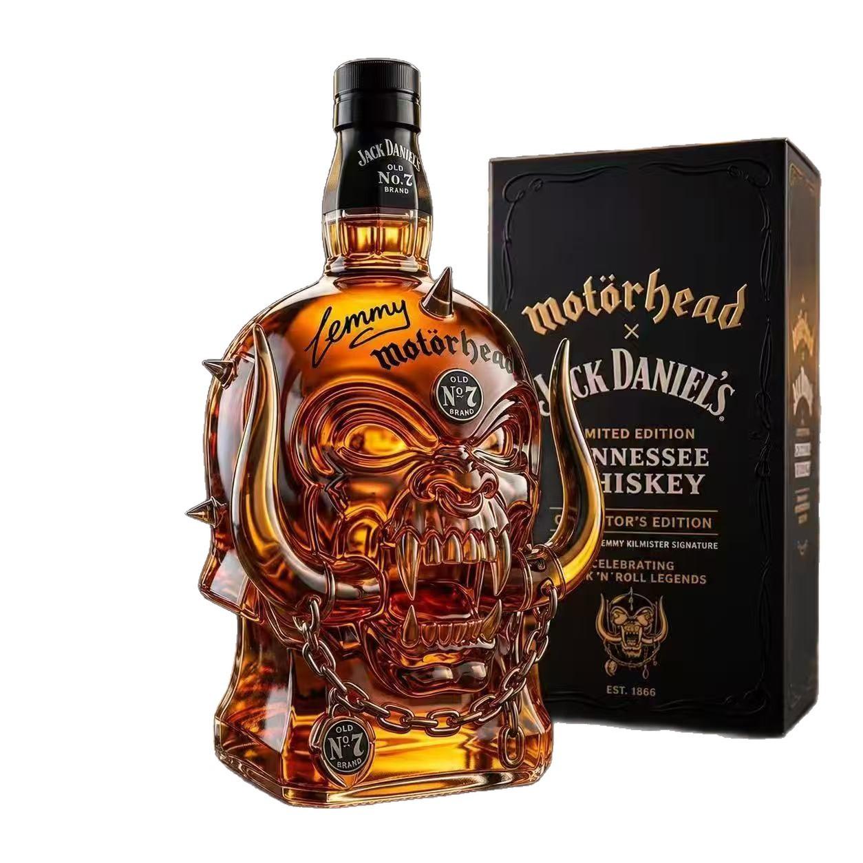 Galvaskauss Motörhead Viski Stikla Pudele Jaunums