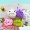 Cute Cartoon Monster Plush Shoulder Bag For Kindergarten Girls Furry Handbag