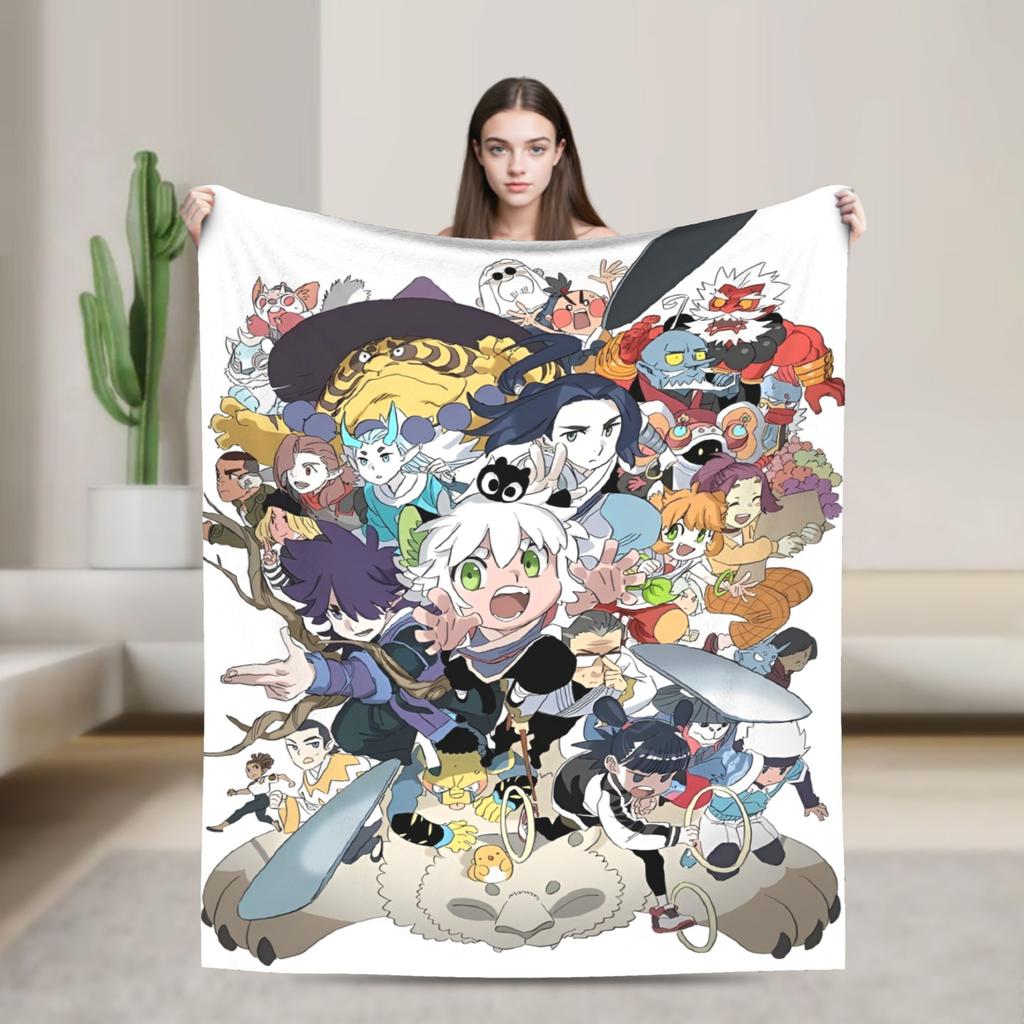 The Legend Of Hei Anime Blanket  Camping Flannel Throw Blanket For Living Room Soft Custom Quality Bedspread Birthday Present