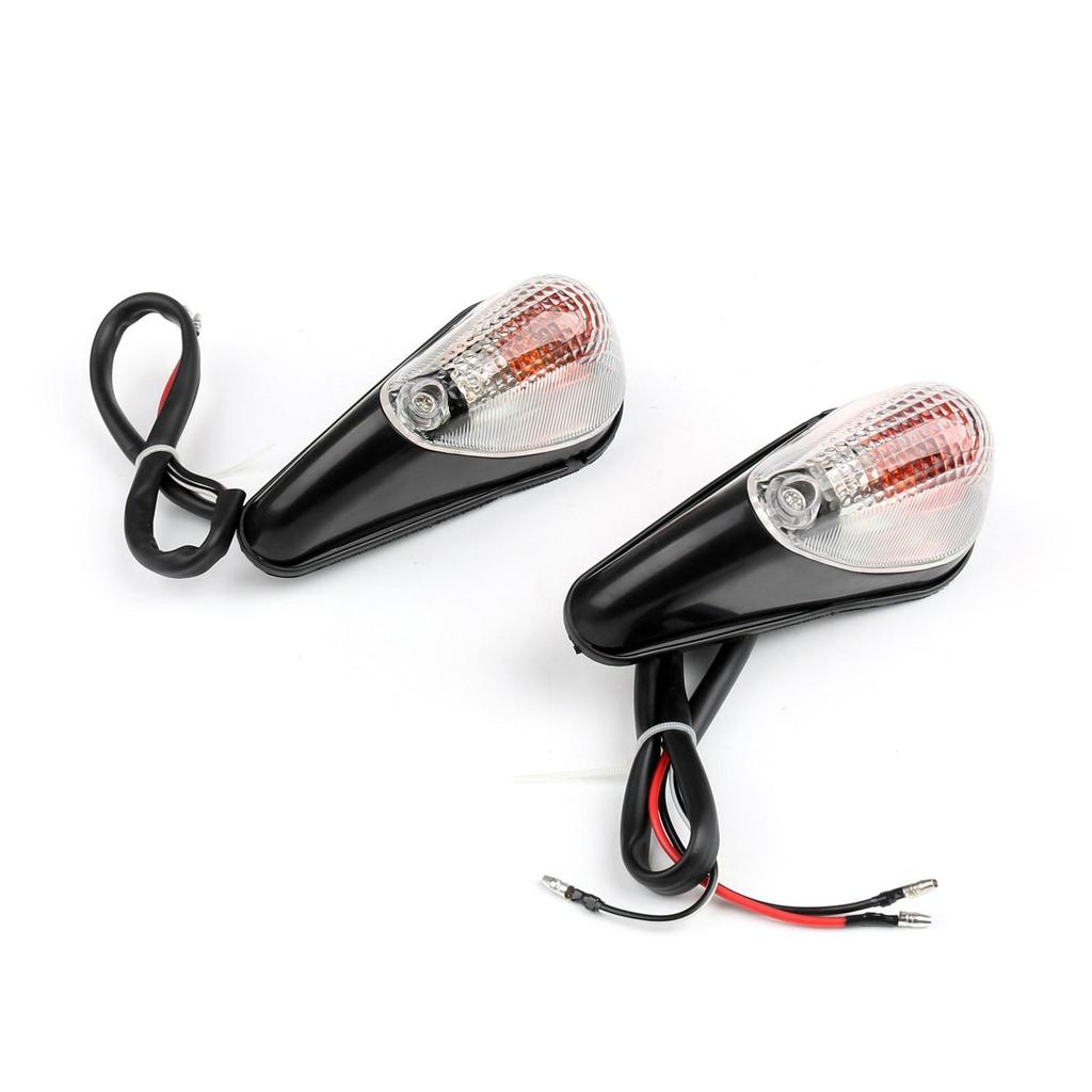 Clear Front Turn Signals For Kawasaki Ninja EX 250 1988-2007