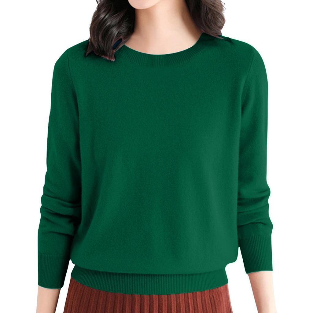 Women's Fashion Casual Long Sleeve Soft Comfort Knit Top