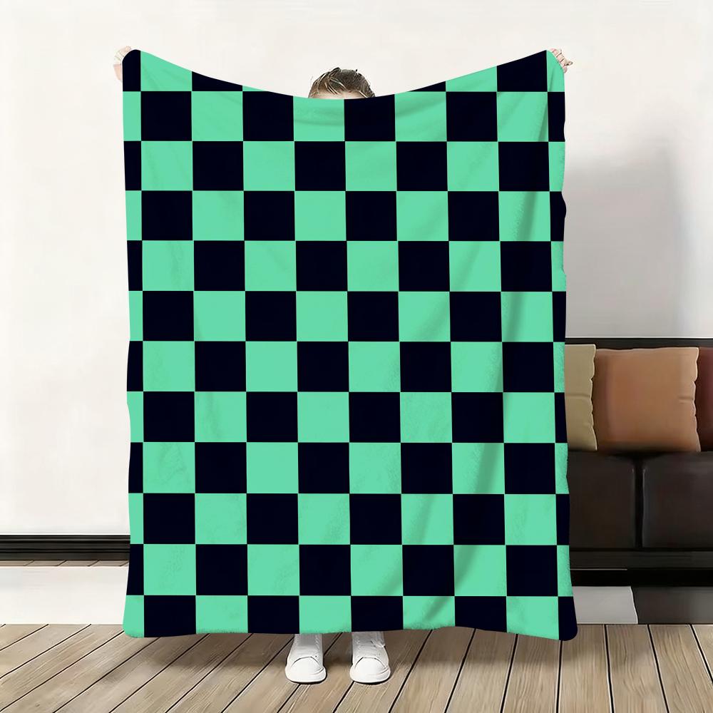 Japanischer Anime Samurai Wurfdecke Weiche Flanelldecke Warm Knie Hautfreundlich Überwurf für Sofa Büro Bett Reisen Winter Übergröße