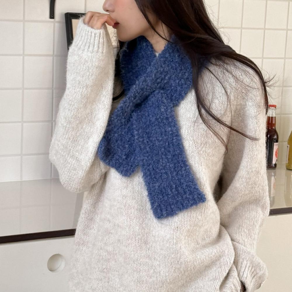 

Шаль-глушитель с миниатюрным воротником и нашивкой Blue City Woolly Line, 10 цветов