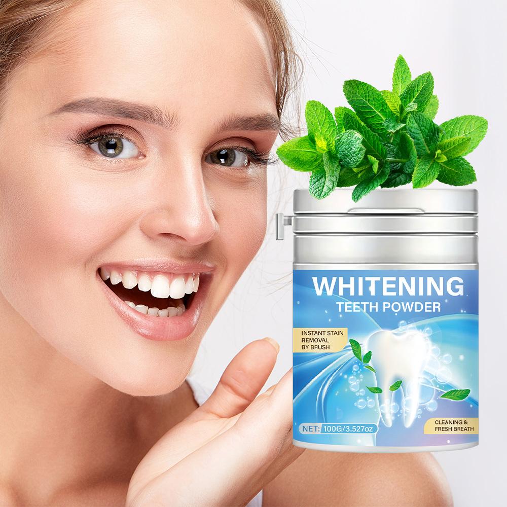 Whitening Teeth Powder-Instant Stain Removal-Clean Teeth And Freshen Breath-150g