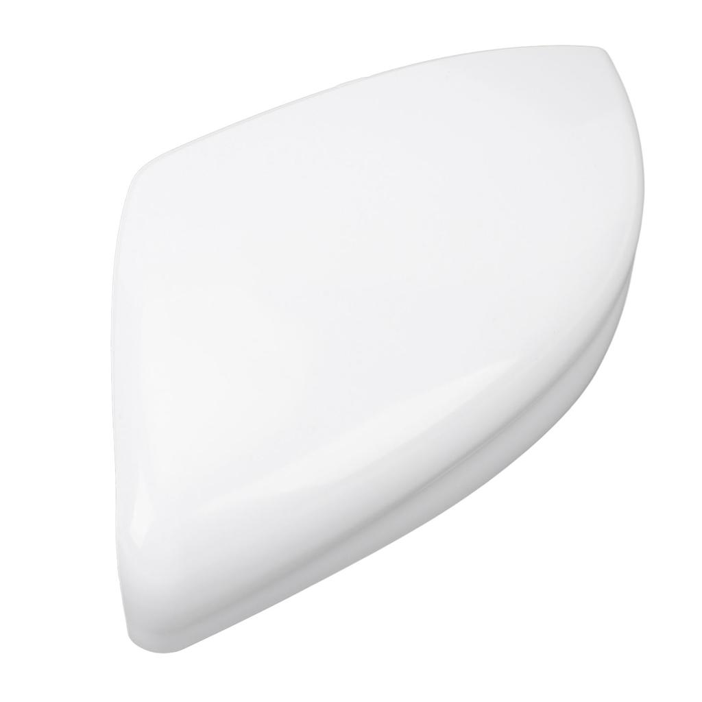 Side Mirror Cover Exterior Rearview Mirror Cover Cap Unpainted White Wing Mirror Housing for Sentra 2012 To 2019 Left