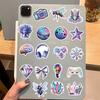 50 Steam Wave Psychedelic Graffiti Stickers Guitar Notebook Suitcase DIY Waterproof Stickers