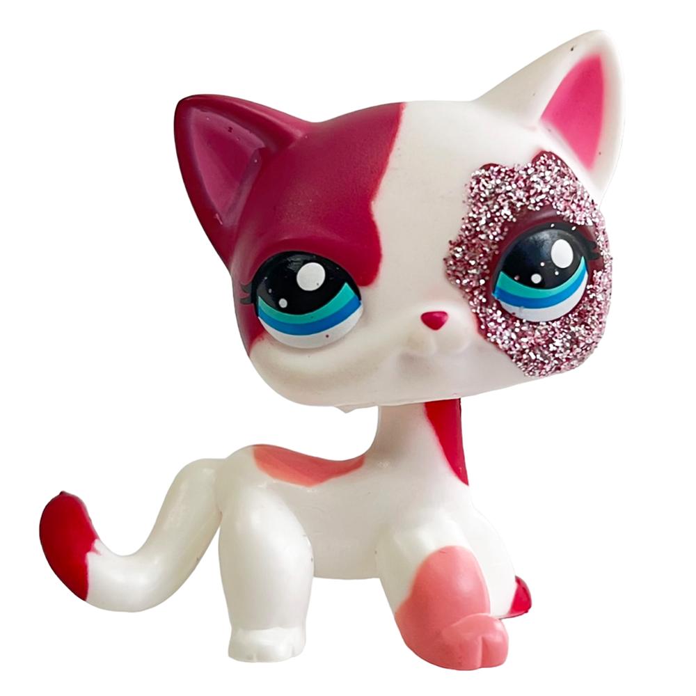 Rare pet shop lps toy toy Stands Short Hair Cat al Kitten Husky Puppy Dog Fox Cute Animal Old Bobble head toy