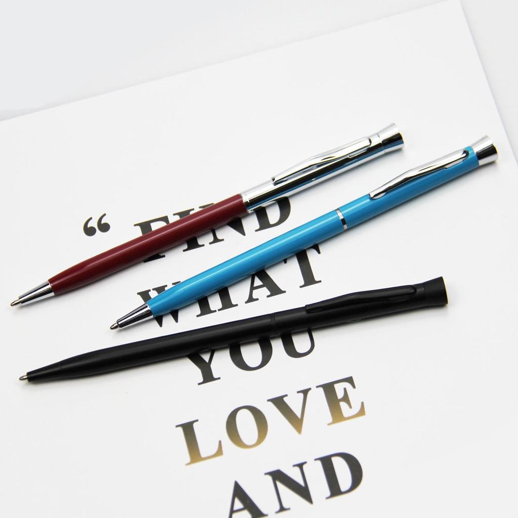 Luxury Metal Ballpoint Pen with Custom Logo for Hotel Promotions and Business Gifts