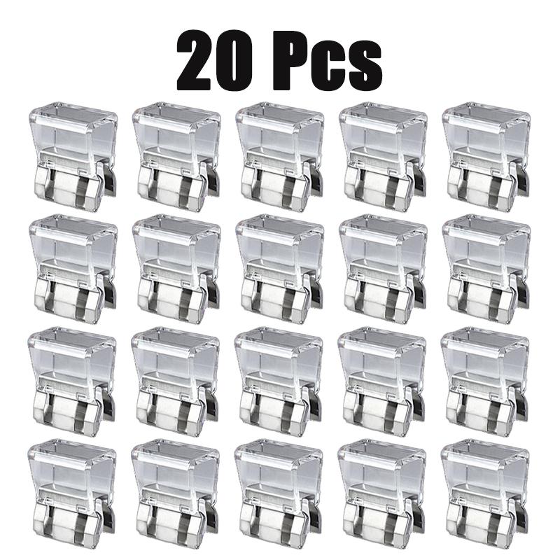 1/5/10/20Pcs Invisible Leg Shortening Clips Non-slip Pants Edge Clip Detachable Acrylic Buckle for Anti-drag Pants Hem Fixing
