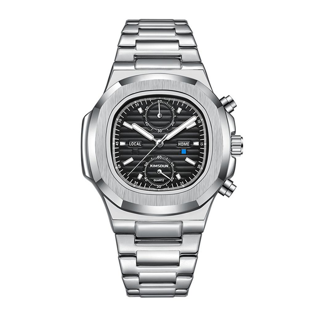 Herren Wasserdicht Leuchtend Lauf Wecker Uhr